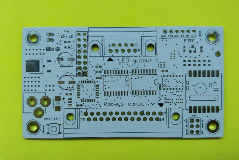 PCB fo RF controller front